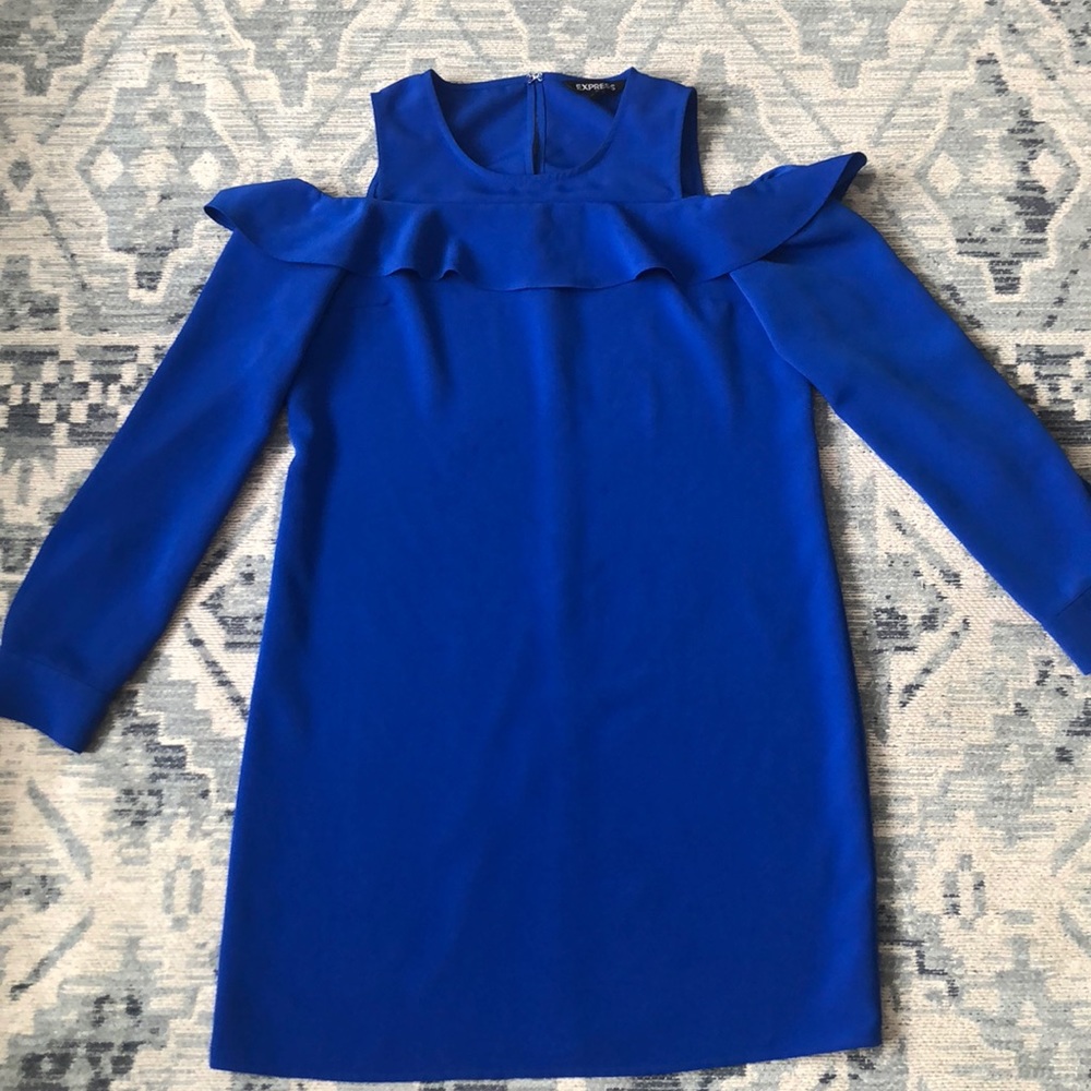 Express cold shoulder dress